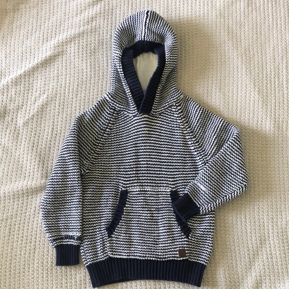 Janie and Jack Knit Pullover Hoodie